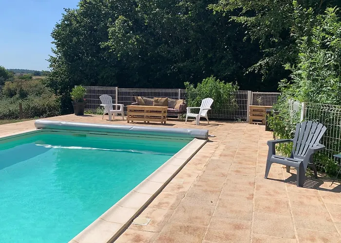 De Groupe Aux Instants Partages 펜션 *